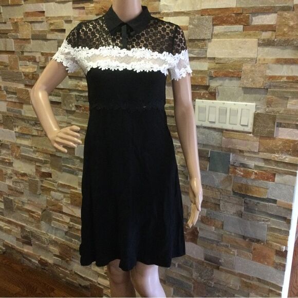 SANDRO Radia Lace Mini Dress - Picture 1 of 10